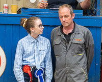 7 Maisie Muir from Windyknowe Reserve Champion and First Prize Class 3 Longtown Mart Young Handlers sponsored by Farmers Guardian - 8th August 2024